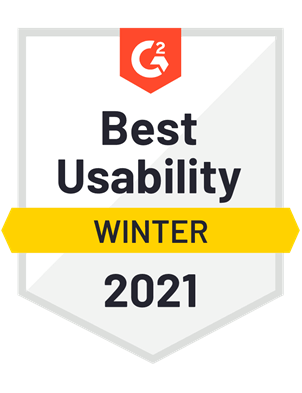 Best Usability—Winter 2021 Best Usability—Winter 2021
