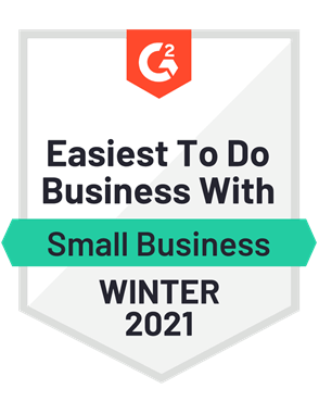 Easiest to Do Business With, Small Business—Winter 2021 Easiest to Do Business With, Small Business—Winter 2021