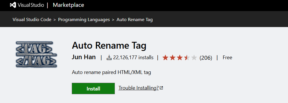 Auto Rename Tag