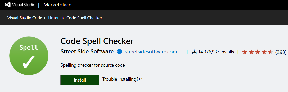 Code Spell Checker
