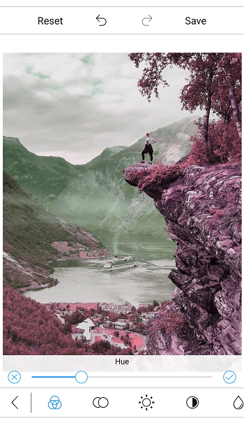 Image with Hue Set to -90