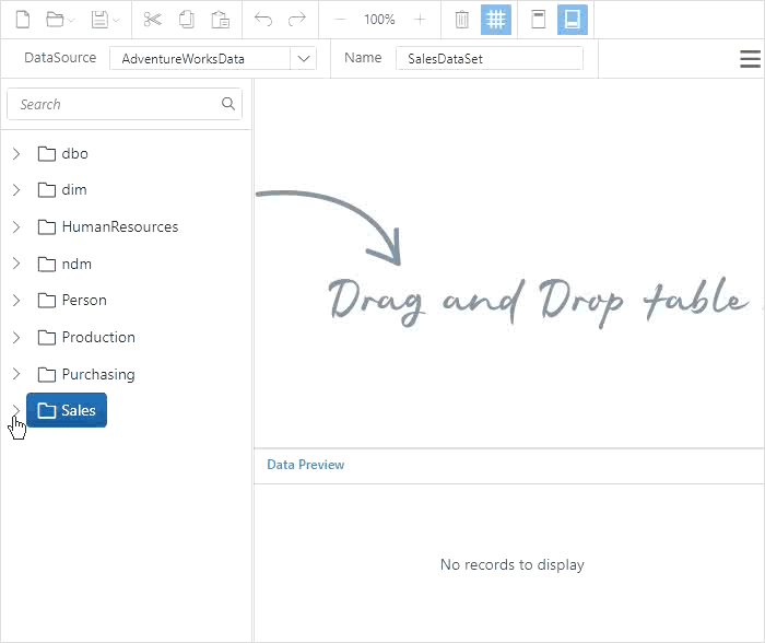 SQL query builder