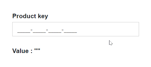 Support to Include Literals in Values of Blazor Input Mask Component
