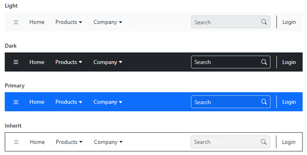 Blazor AppBar component