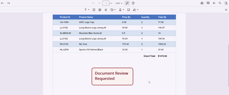 Stamp annotation views in .NET MAUI PDF Viewer