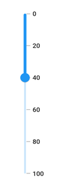 Inversed Flutter Vertical Slider