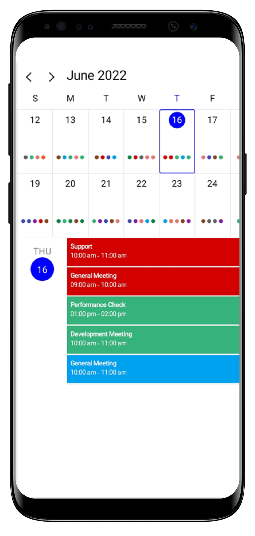 Customizing the Number of Visible Weeks in the .NET MAUI Scheduler’s Month View