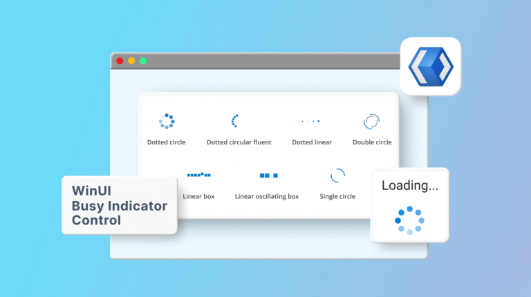 Introducing the New WinUI Busy Indicator Control