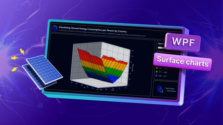 Visualizing Energy Consumption Trends with WPF Surface Charts