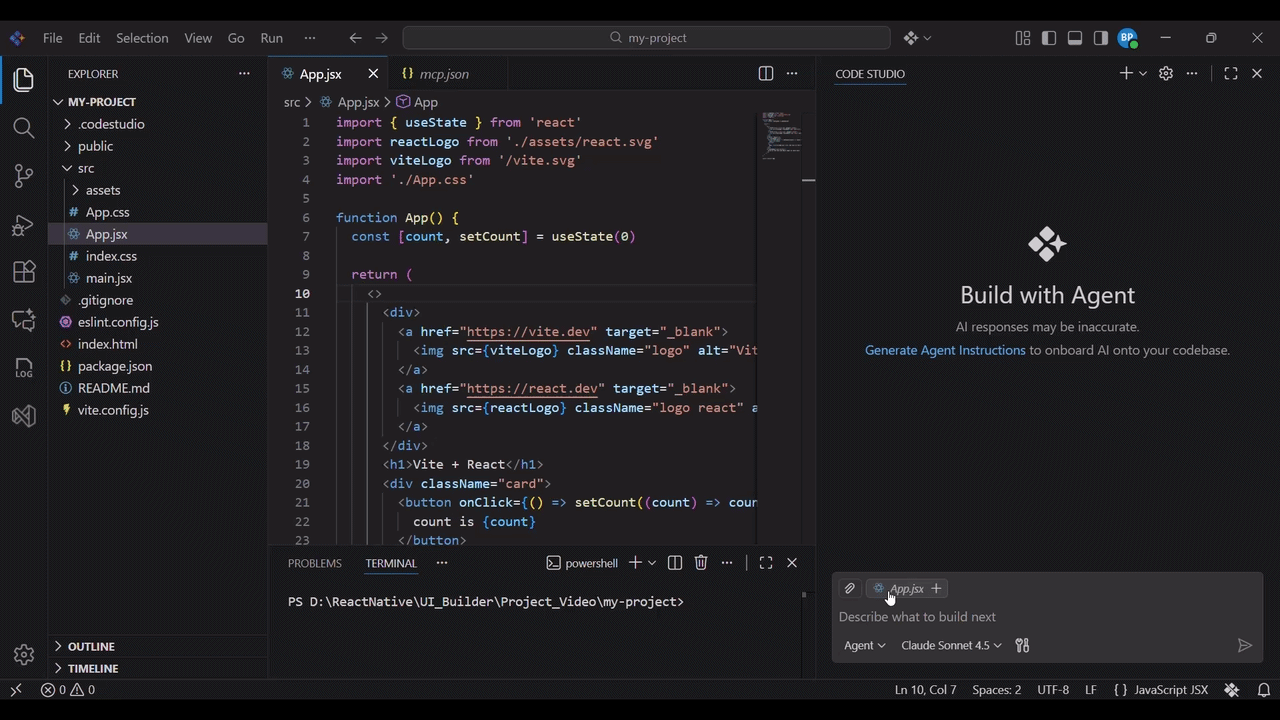 Agentic UI Builder