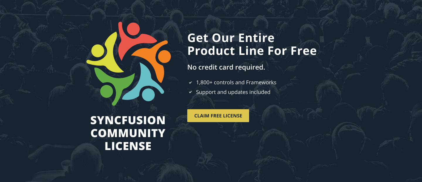 Syncfusion's Community License