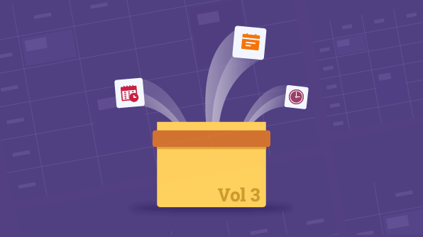 New features of scheduler for volume 3