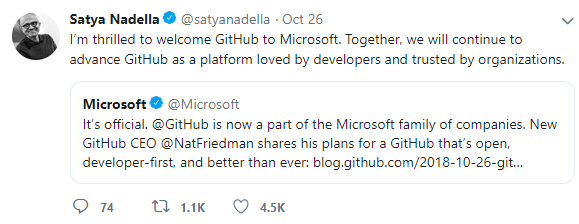 Microsoft Completes GitHub Acquisition | Syncfusion Blogs