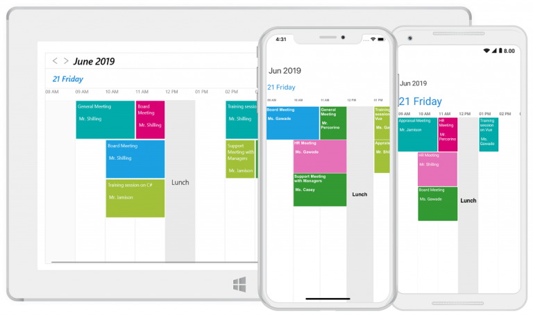 Introducing Timeline View in Xamarin.Forms Scheduler | Syncfusion Blogs