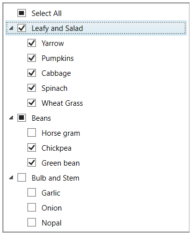 CheckedListBox Control with Grouped Items and a Select-All Option