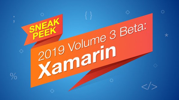 Sneak peek Syncfusion Xamarin 2019 vol 3