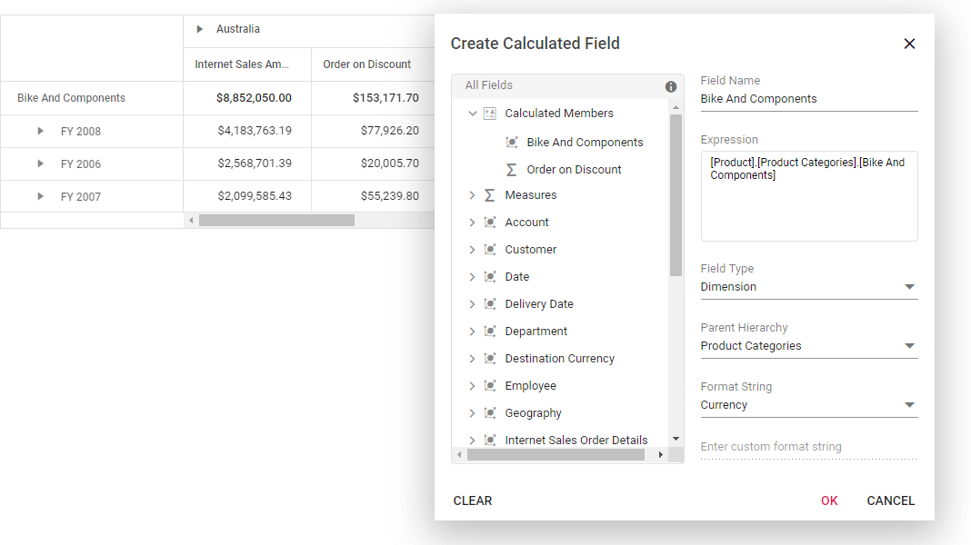 calculated field in pivot table