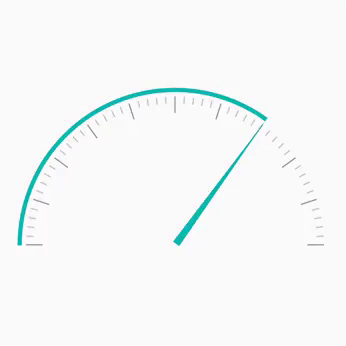 Ease out pointer animation - Radial Gauge widget in Flutter