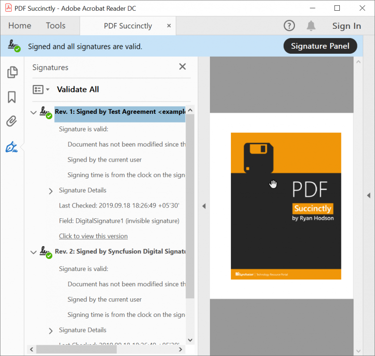 Digitally Sign and Verify Signatures in PDF Files Using C A Complete