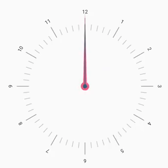 Slow middle pointer animation - Radial Gauge widget in Flutter