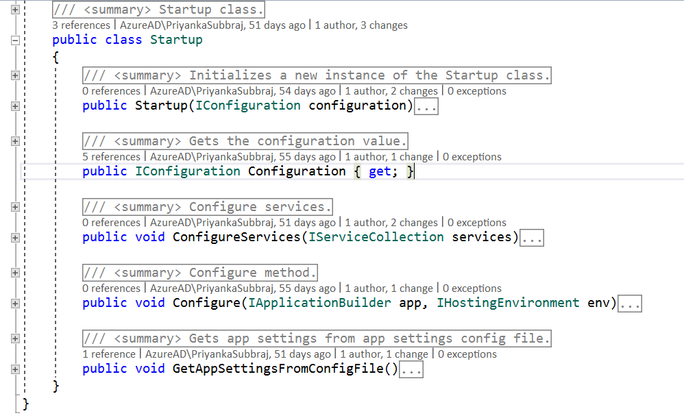 Collapsing Code.