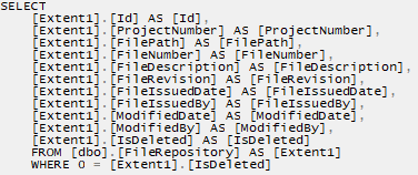 Query Compiled into SQL. - LINQ to Entities