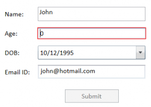 Form Validation of Input Controls in WPF Applications | Syncfusion Blogs