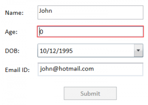 Form Validation of Input Controls in WPF Applications | Syncfusion Blogs