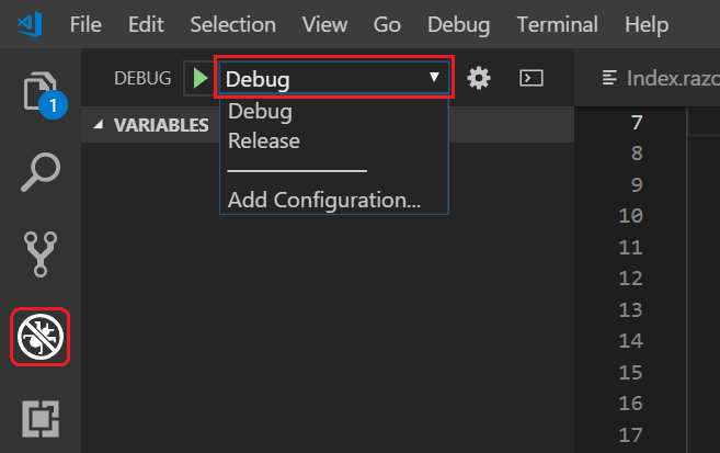 Changing the Debug Mode