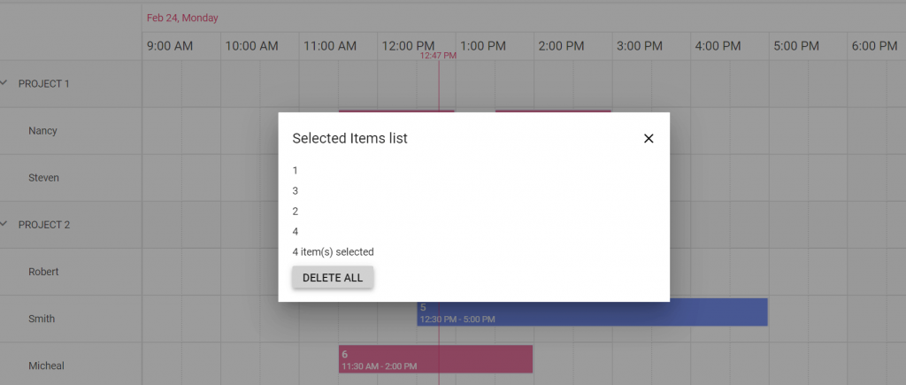 How to Easily Select and Delete Multiple Items in the EJ 2 Scheduler ...