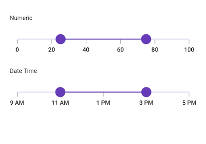 Numeric and Date Scales in Range Slider