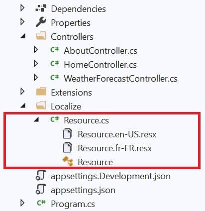 Resource File Structure