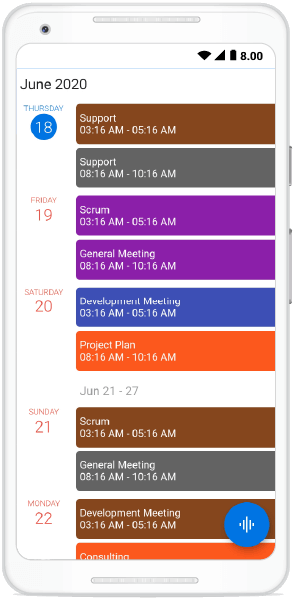 Day Header Customization in Schedule View