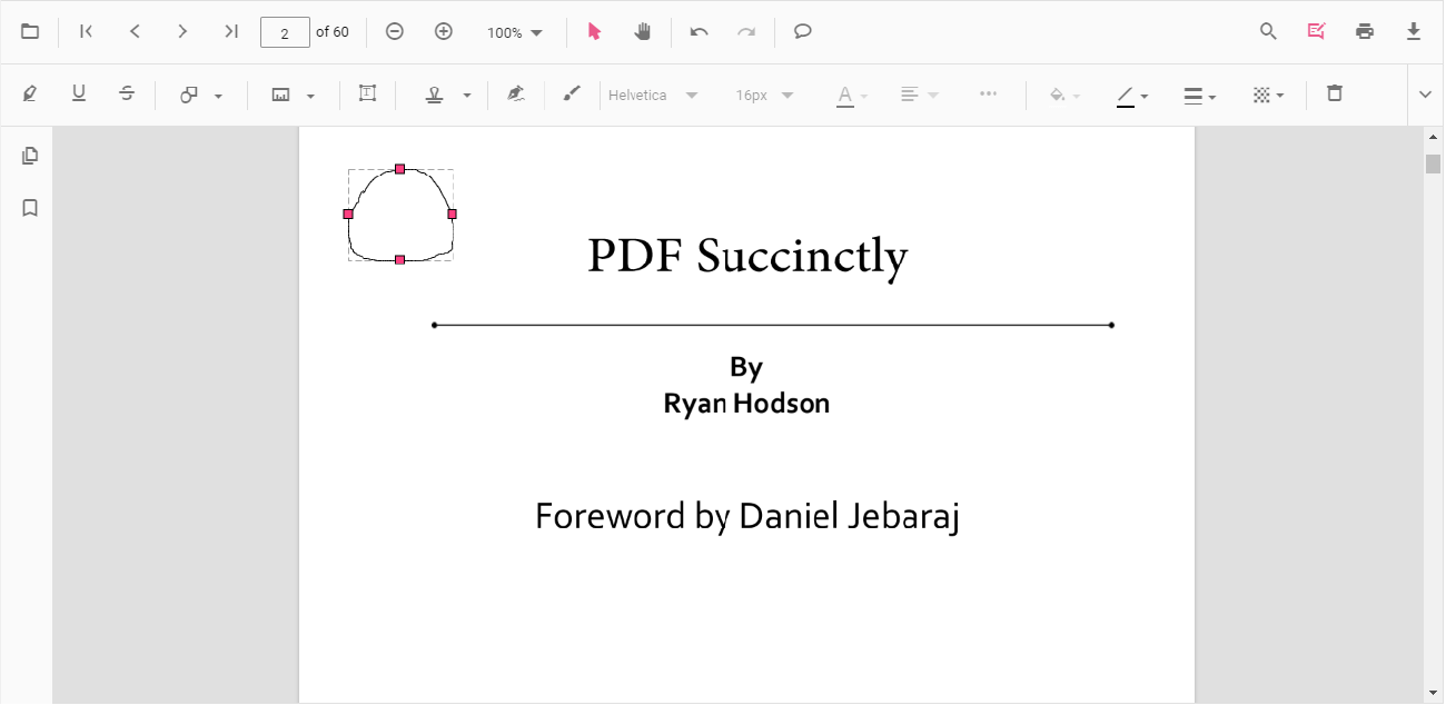 Ink Annotation in PDF Viewer