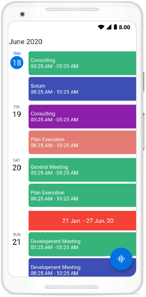 Week Header Customization in Schedule View