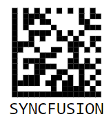 Syncfusion Blazor Data Matrix Generator