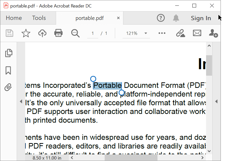 Find specific text in a page and split