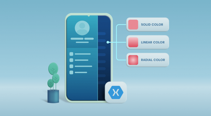 New Features in Xamarin.Forms 4.8 :Gradients, Brushes, and Flyout Backdrop Color