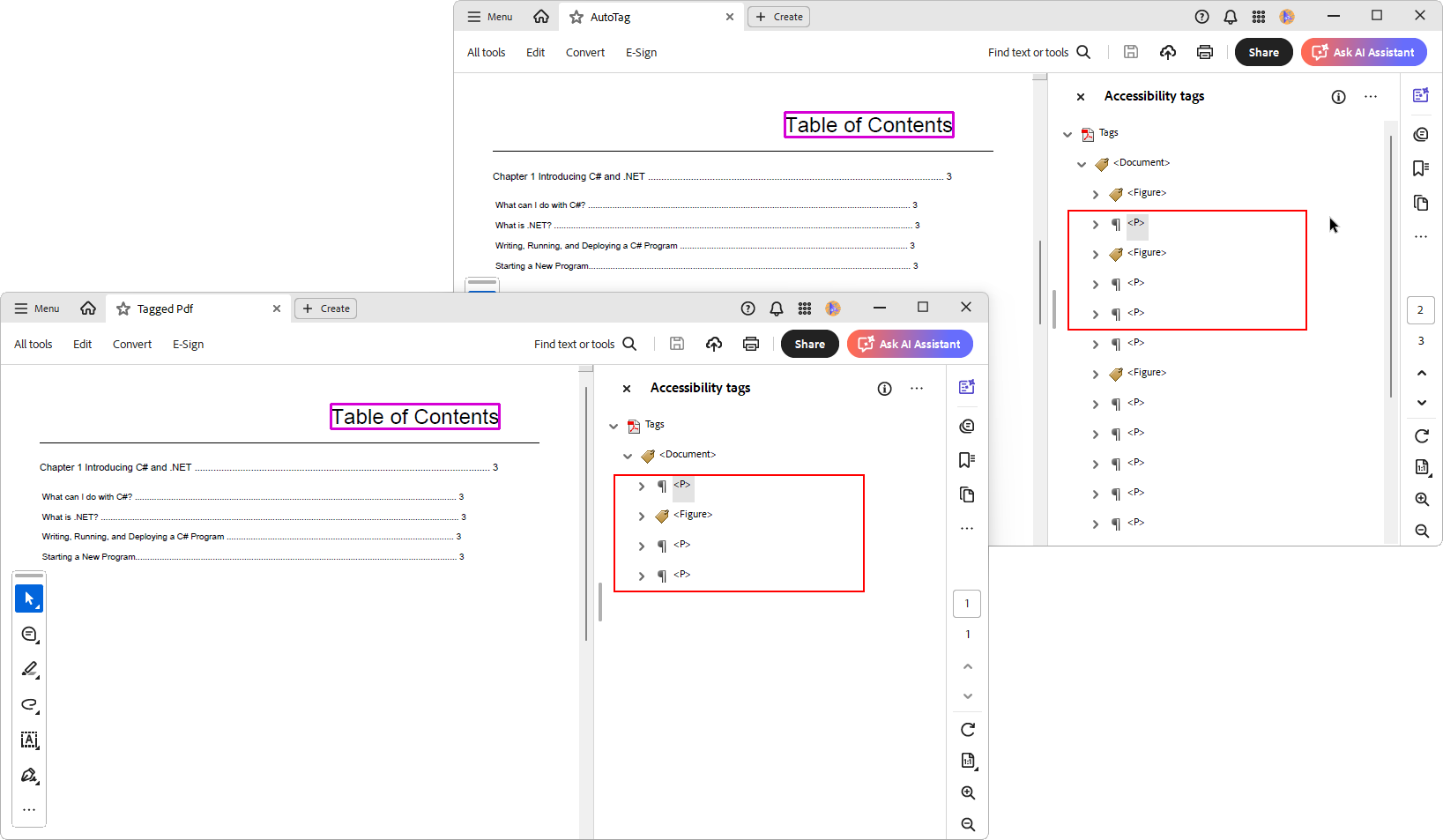 Splitting PDF files without losing accessibility tags