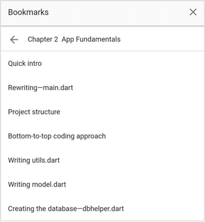 Bookmark Navigation in Flutter PDF Viewer