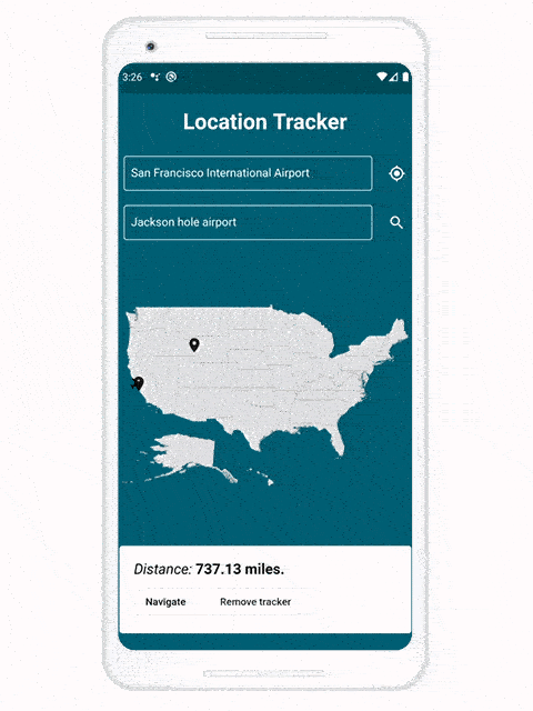 Updating the marker to the current location