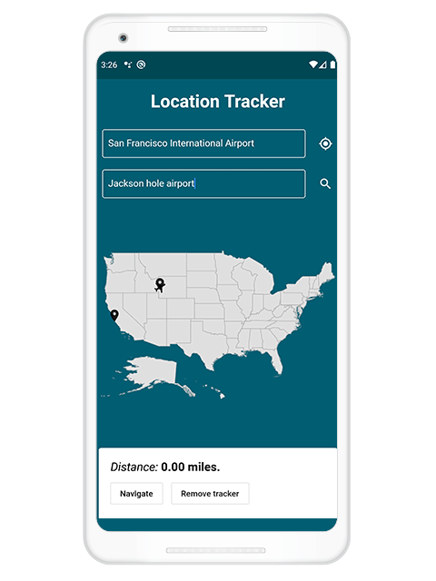 Stopping the location tracking
