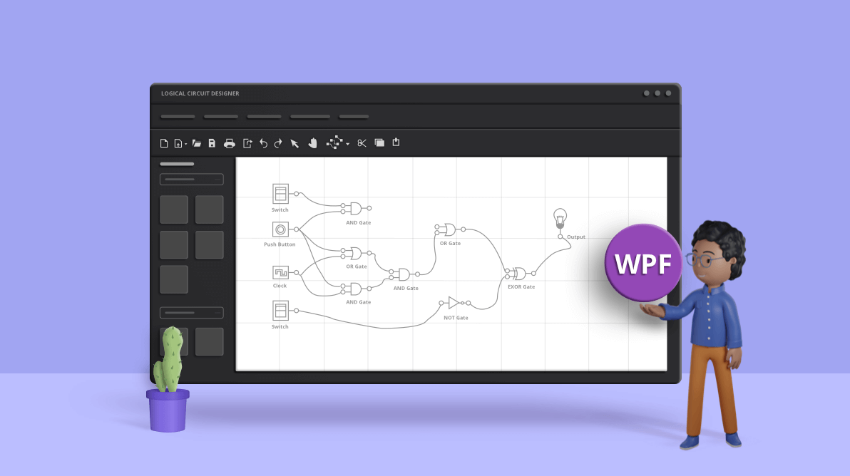 Build Digital Logic Circuits Easily with Our WPF Diagram Control