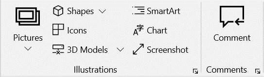 Built-in ribbon items in WinUI Ribbon