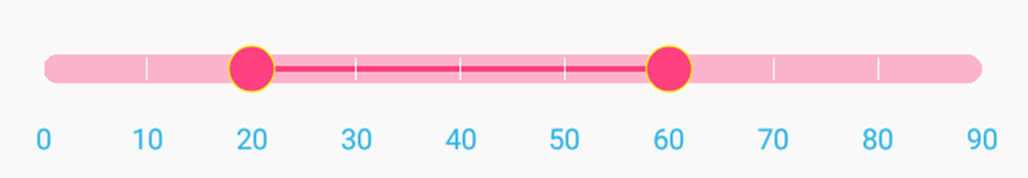 Track corner radius in the Range Slider