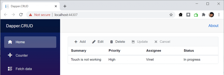How to Build a Blazor CRUD Application with Dapper | Syncfusion Blogs