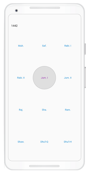 Year cell customization