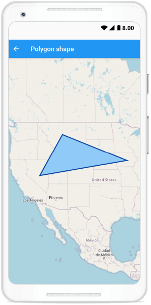 Highlighting a Region Using Polygons in Flutter Maps