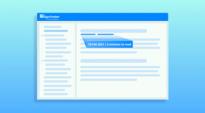 Know if You are Reading Latest Syncfusion Documentation
