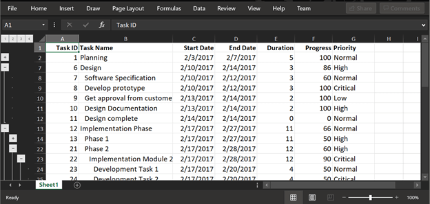 Maintaining states while exporting data in JavaScript TreeGrid